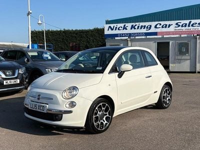 Used Fiat 500 Lounge 69 HP (50 kW) 2015 Bossa nova white Hatchback