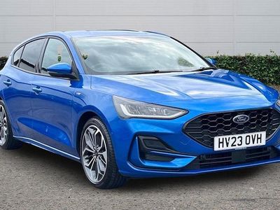 Used Ford Focus ST-Line X 155 HP (114 kW) 2023 Blue Hatchback