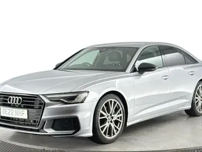 Used Audi A6 Black Edition 204 HP (150 kW) 2021 Silver Sedan
