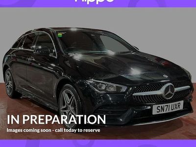 Black Used 2021 Mercedes CLA250e Shooting Brake AMG Line Premium Estate | £17,700 (Fair price)