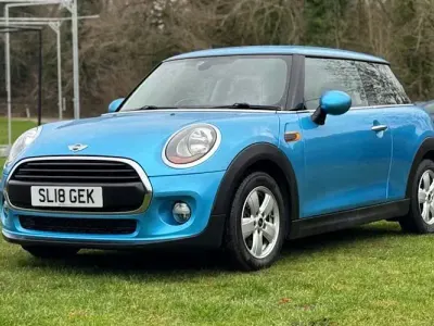 Used Mini ONE Hatch 102 HP (75 kW) 2017 Blue Hatchback