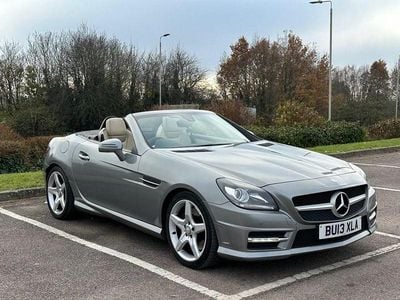 Silver Used 2013 Mercedes SLK250 AMG Cabriolet | £7,300 (Fair price)
