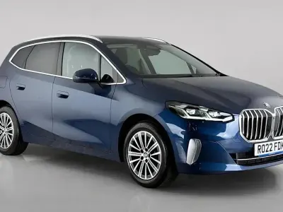 Used BMW 223 Active Tourer Luxury Line 204 HP (150 kW) 2022 Blue MPV