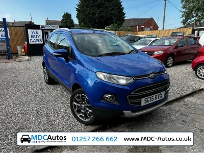 Used Ford Ecosport Titanium 2015 Blue SUV