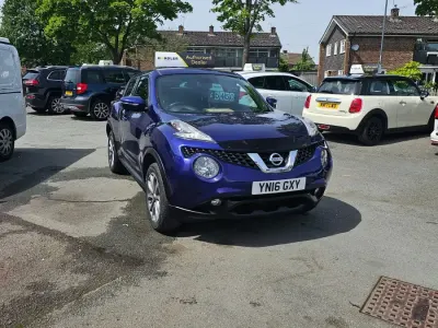 Used Nissan Juke Tekna 115 HP (84 kW) 2016 Blue SUV