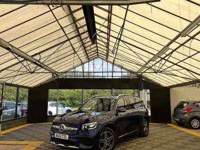 Used Mercedes GLB200 AMG line 163 HP (119 kW) 2022 Blue SUV