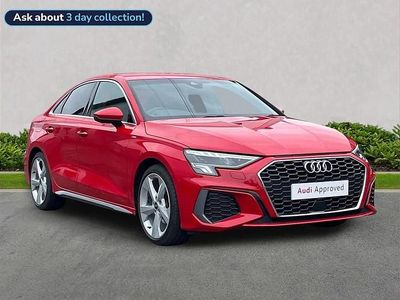 Used Audi A3 S-Line 150 HP (110 kW) 2023 Red Sedan