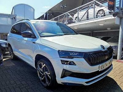 Used Skoda Karoq SportLine 150 HP (110 kW) 2024 White SUV