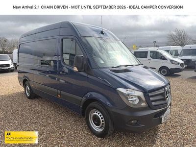 Used Mercedes Sprinter 129 HP (94 kW) 2014 Blue Van