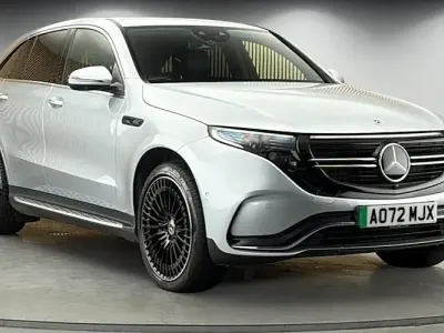 Used Mercedes EQC400 AMG line 300 kW (408 HP) 2022 Hightech silver SUV