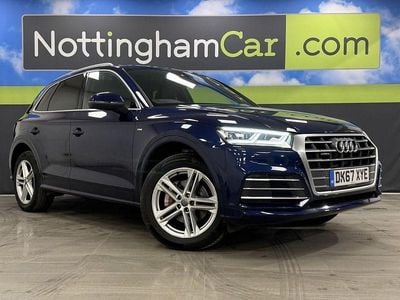 Used Audi Q5 S-Line 252 HP (185 kW) 2017 Blue SUV