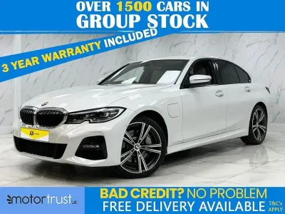 Begagnad BMW 330e M Sport 292 HK (214 kW) 2019 Vit Sedan