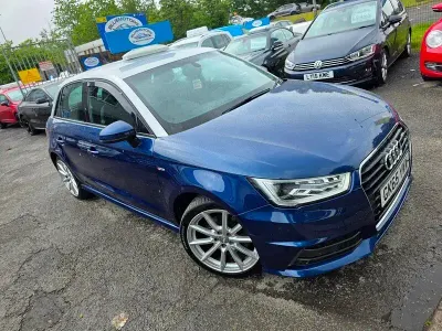 Used Audi A1 Sportback S-Line 2015 Blue Hatchback