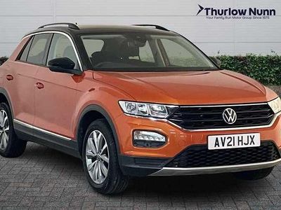 Used VW T-Roc Design 115 HP (84 kW) 2021 Orange SUV