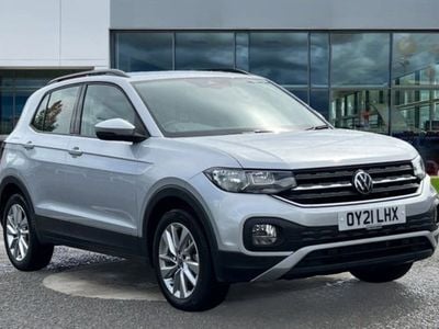 Reflex silver metallic Used 2021 VW T-Cross SE SUV | £15,627 (Fair price)