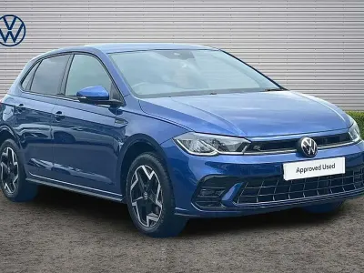 Used VW Polo R-line 115 HP (84 kW) 2025 Blue Hatchback