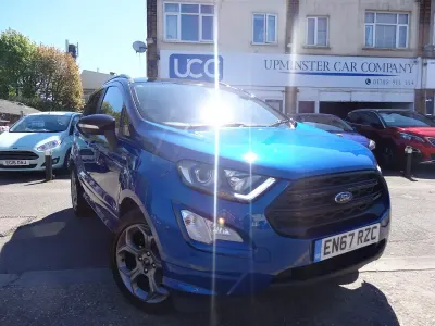 Used Ford Ecosport ST-Line 125 HP (91 kW) 2018 Blue SUV