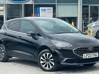 Used Ford Fiesta Titanium 125 HP (91 kW) 2023 Black Hatchback
