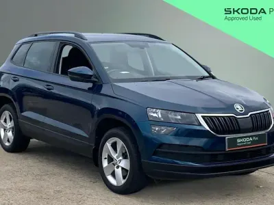 Used Skoda Karoq SE 150 HP (110 kW) 2021 Blue SUV