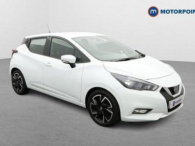 White Used 2021 Nissan Micra Acenta Hatchback | £10,599 (Fair price)