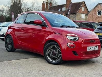 Used Fiat 500e Red 86 kW (118 HP) 2021 Hatchback