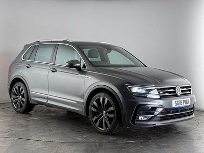 Used VW Tiguan R-line 150 HP (110 kW) 2018 Grey SUV