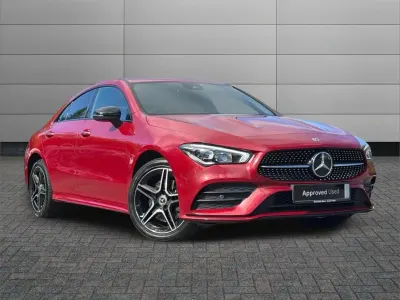 Used Mercedes CLA250 AMG Line Premium 214 HP (157 kW) 2023 Red Coupe