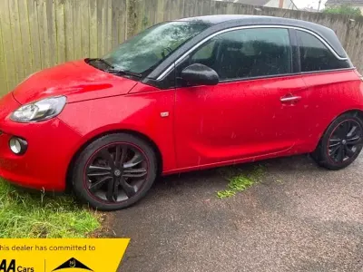 Used Vauxhall Adam Glam 70 HP (51 kW) 2016 Red Hatchback