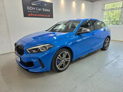 Used BMW M135 M Performance 306 HP (225 kW) 2020 Blue Hatchback