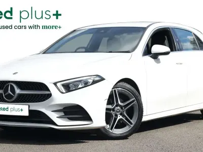 Used Mercedes A180 AMG line 2018 White Hatchback