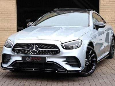 Silver Used 2022 Mercedes E300 AMG line Coupe | £33,995