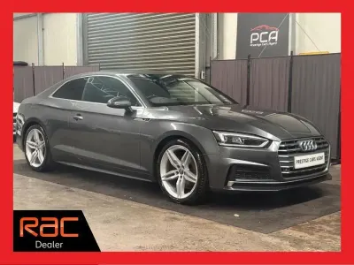 Begagnad Audi A5 S-Line 190 HK (139 kW) 2020 Grå Sportkupé