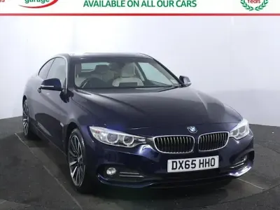 Used BMW 420 Coupé Luxury Line 190 HP (139 kW) 2015 Blue Coupe