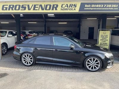 Used Audi A3 Black Edition 150 HP (110 kW) 2018 Black Sedan