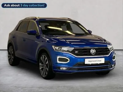 Used VW T-Roc R-line 150 HP (110 kW) 2020 Blue SUV