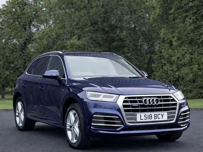 Used Audi Q5 S-Line 252 HP (185 kW) 2018 Blue SUV