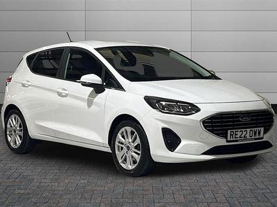 Frozen white Used 2022 Ford Fiesta Titanium Hatchback | £12,999 (Good price)
