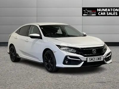 Used Honda Civic Sport 182 HP (133 kW) 2021 White Hatchback