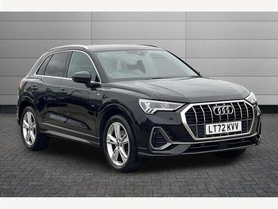 Used Audi Q3 S-Line 150 HP (110 kW) 2022 Black SUV
