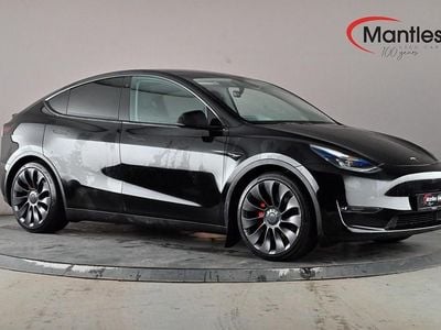 Black Used 2022 Tesla Model Y Performance SUV | £29,895 (Fair price)