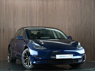 Used Tesla Model 3 Long Range AWD 366 kW (498 HP) 2023 Blue Sedan