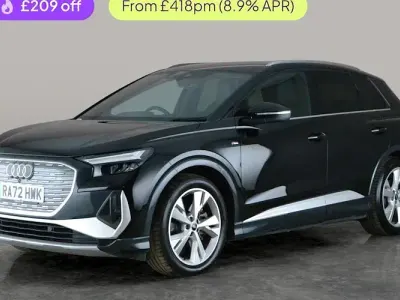Używany Audi Q4 e-tron S-Line 150 kW (204 KM) 2023 Czarny SUV