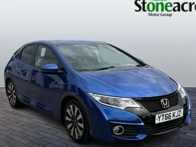 Used Honda Civic SE Plus 141 HP (103 kW) 2016 Blue Hatchback