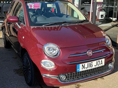 Used Fiat 500 Lounge 2016 Red Hatchback