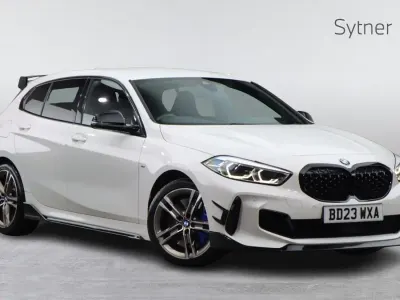 Used BMW M135 Shadowline 302 HP (222 kW) 2023 White Hatchback