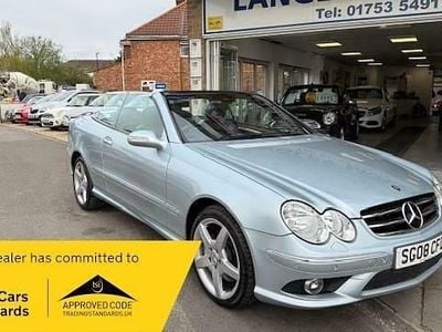 Used Mercedes CLK200 2008 Diamond silver metallic Cabriolet