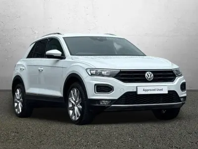 Used VW T-Roc SEL 150 HP (110 kW) 2019 White SUV