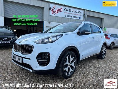 Used Kia Sportage GT-Line S 182 HP (133 kW) 2018 White SUV