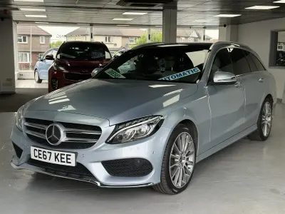 Used Mercedes C250 AMG line 2017 Silver Estate