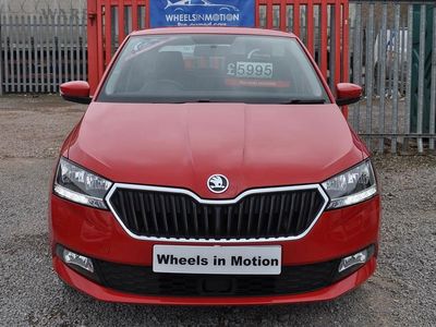 Used Skoda Fabia SE 75 HP (55 kW) 2018 Red Hatchback